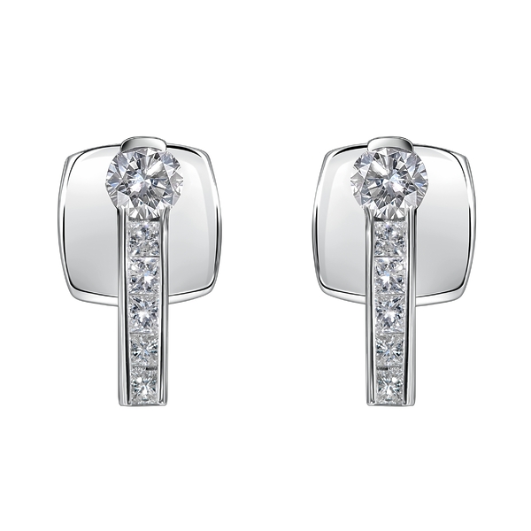 Серьги пусеты Cassiopea Diam 5 35151-01Diam5