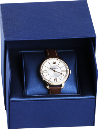 Швейцарские часы Swarovski Aila Day Brown Yellow Gold Tone