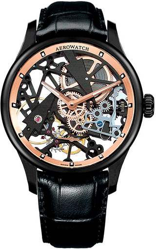 Швейцарские часы Aerowatch Skeleton Fir Tree 50981 NO12