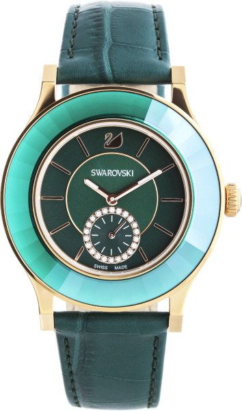 Swarovski Octea Classica Emerald Rose Gold Tone 5123124