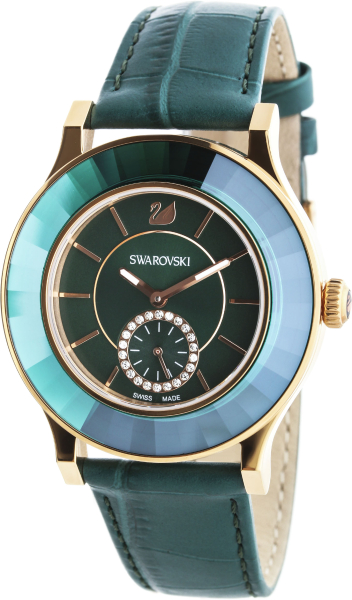 Swarovski Octea Classica Emerald Rose Gold Tone 5123124