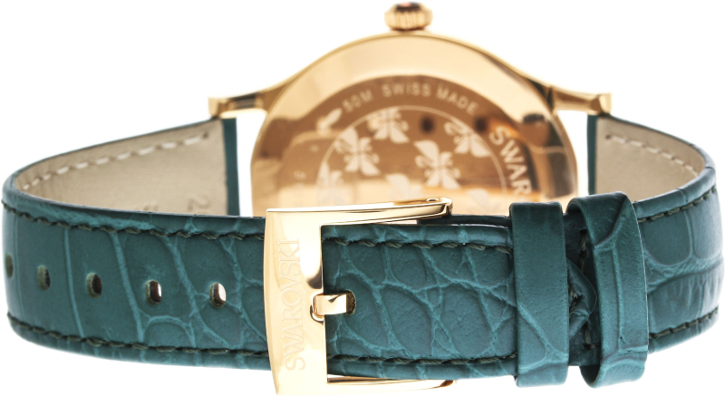 Swarovski Octea Classica Emerald Rose Gold Tone 5123124