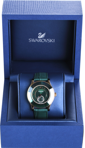 Swarovski Octea Classica Emerald Rose Gold Tone 5123124