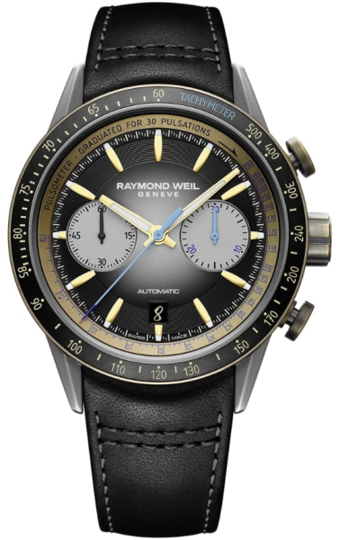Raymond Weil Freelancer Automatic Chronograph Bi-compax 7780-TB3-20423 Raymond Weil Freelancer Automatic Chronograph Bi-compax 7780-TB3-20423