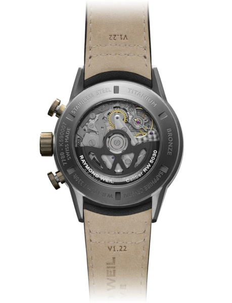 Raymond Weil Freelancer Automatic Chronograph Bi-compax 7780-TB3-20423 Raymond Weil Freelancer Automatic Chronograph Bi-compax 7780-TB3-20423