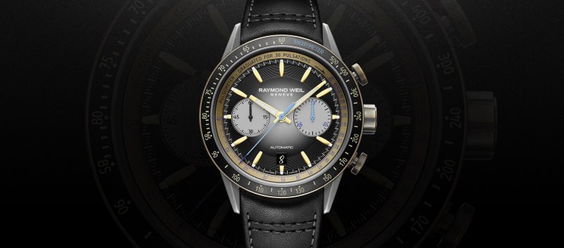 Raymond Weil Freelancer Automatic Chronograph Bi-compax 7780-TB3-20423 Raymond Weil Freelancer Automatic Chronograph Bi-compax 7780-TB3-20423