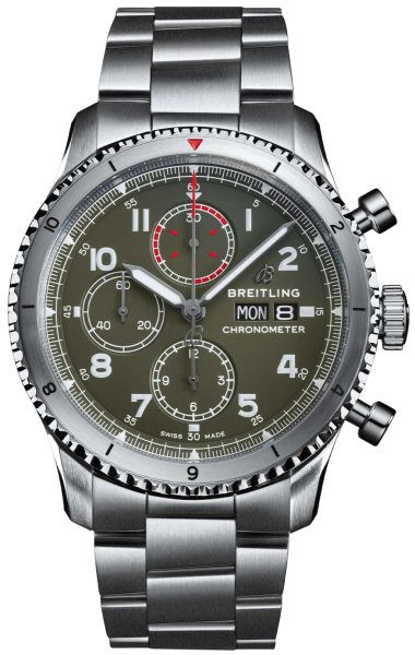Breitling Aviator 8 Chronograph 43 Curtiss Warhawk A133161A1L1A1 Breitling Aviator 8 Chronograph 43 Curtiss Warhawk A133161A1L1A1