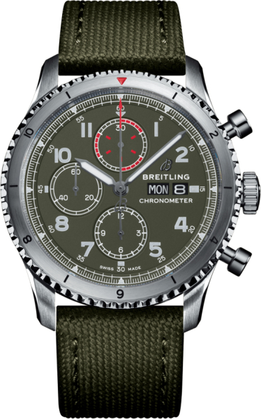 Breitling Aviator 8 Chronograph 43 Curtiss Warhawk A133161A1L1X2 Breitling Aviator 8 Chronograph 43 Curtiss Warhawk A133161A1L1X2