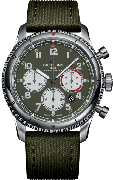 Breitling Aviator 8 B01 Chronograph 43 Curtiss Warhawk AB01192A1L1X2 Breitling Aviator 8 B01 Chronograph 43 Curtiss Warhawk AB01192A1L1X2