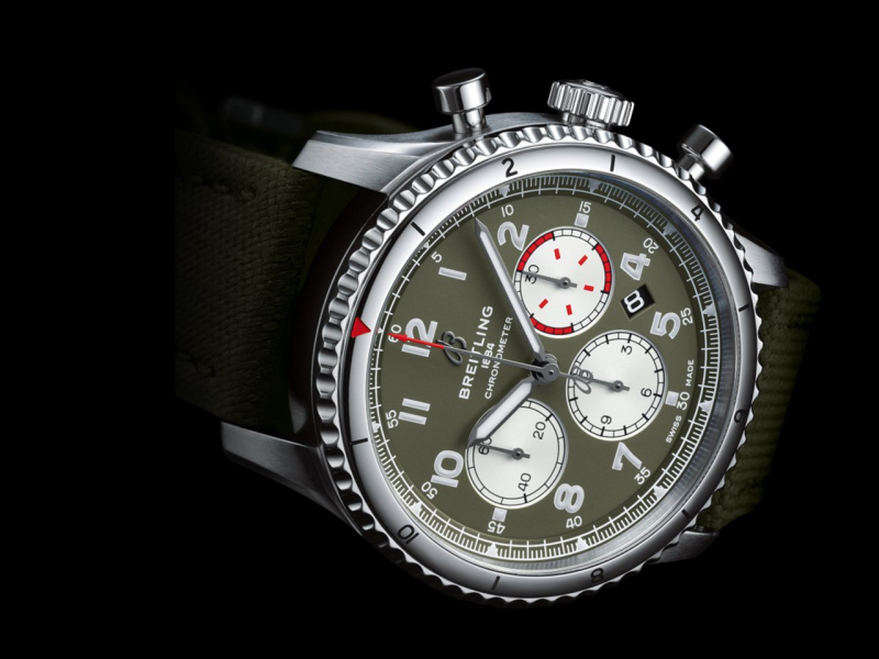 Breitling Aviator 8 B01 Chronograph 43 Curtiss Warhawk AB01192A1L1X2 Breitling Aviator 8 B01 Chronograph 43 Curtiss Warhawk AB01192A1L1X2
