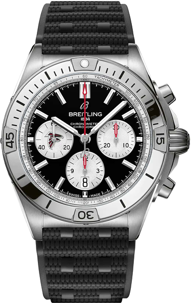 Breitling Chronomat B01 42 NFL Atlanta Falcons Edition AB01342B1B3S1 Breitling Chronomat B01 42 NFL Atlanta Falcons Edition AB01342B1B3S1