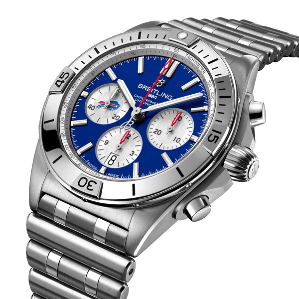 Breitling Chronomat B01 42 NFL Buffalo Bills Edition AB01342B1C3A1 Breitling Chronomat B01 42 NFL Buffalo Bills Edition AB01342B1C3A1