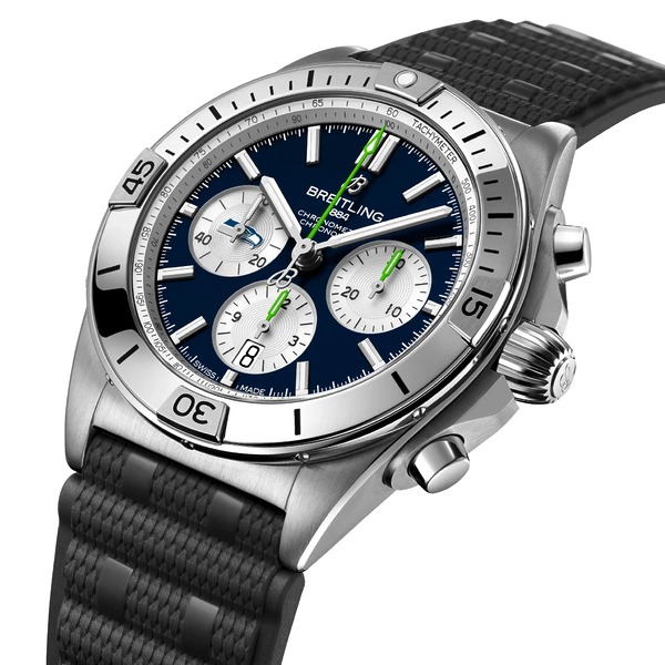 Breitling Chronomat B01 42 NFL Seattle Seahawks Edition AB01342B1C4S1 Breitling Chronomat B01 42 NFL Seattle Seahawks Edition AB01342B1C4S1