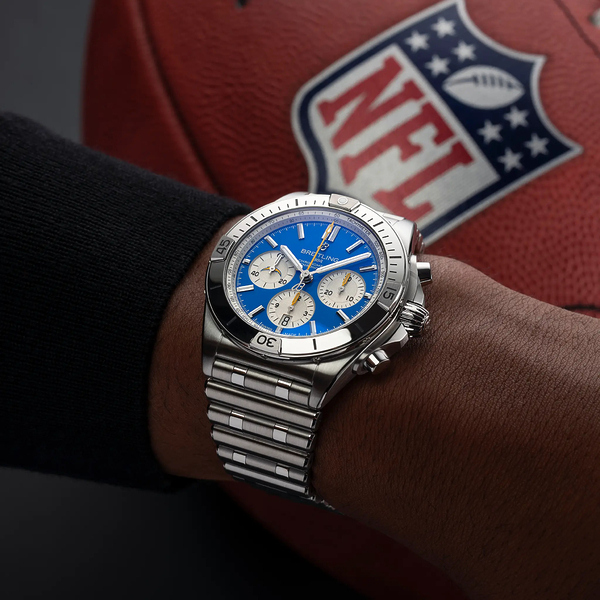 Breitling Chronomat B01 42 NFL Angeles Chargers Edition AB01342B1C8A1 Breitling Chronomat B01 42 NFL Angeles Chargers Edition AB01342B1C8A1