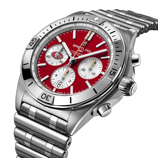 Breitling Chronomat B01 42 NFL San Francisco 49ers Edition AB01342B1K1A1