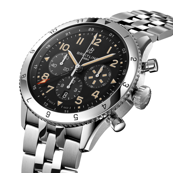 Breitling Super AVI B04 Chronograph GMT 46 P-51 Mustang AB04453A1B1A1 Breitling Super AVI B04 Chronograph GMT 46 P-51 Mustang AB04453A1B1A1