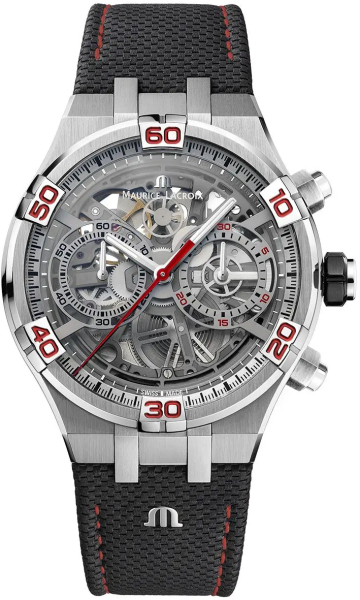 Maurice Lacroix Aikon Chronograph Skeleton Automatic Mahindra Racing AI6098-SS001-091-2 Maurice Lacroix Aikon Chronograph Skeleton Automatic Mahindra Racing AI6098-SS001-091-2