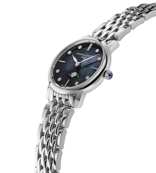 Frederique Constant Classics Slimline Ladies Moonphase FC-206MPBD1S6B Frederique Constant Classics Slimline Ladies Moonphase FC-206MPBD1S6B