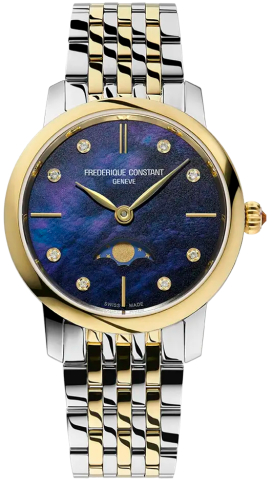 Frederique Constant Classics Slimline Ladies Moonphase FC 206MPND1S3B