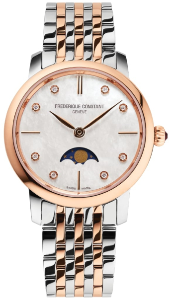 Frederique Constant Slim Line Moonphase FC-206MPWD1S2B Frederique Constant Slim Line Moonphase FC-206MPWD1S2B