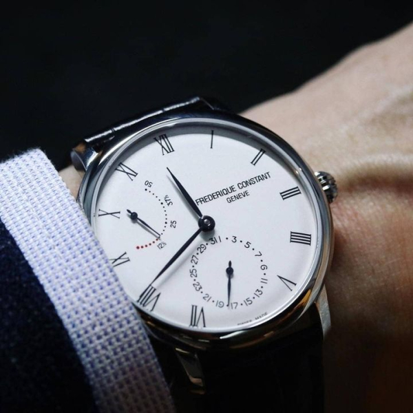 Frederique Constant Slimline Power Reserve Manufacture FC-723WR3S6 Frederique Constant Slimline Power Reserve Manufacture FC-723WR3S6