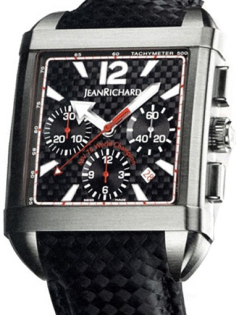 Jean Richard Paramount Square Chronograph JR 65118-21-S89-AE6D