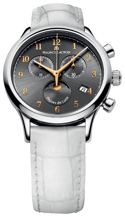 

Maurice Lacroix Les Classiques Phase De Lune Chronographe LC1087-SS001-821-1