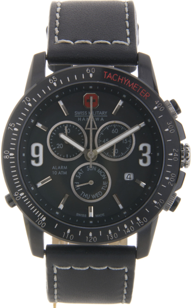 Hanowa Swiss Military Revenge Alarm SM12118XSBBK.H02S