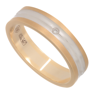 Кольцо NeoGold Wedding Ring W 44WY(f)D