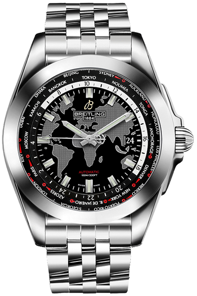 Breitling Galactic Unitime WB3510U4/BD94/375A Breitling Galactic Unitime WB3510U4/BD94/375A