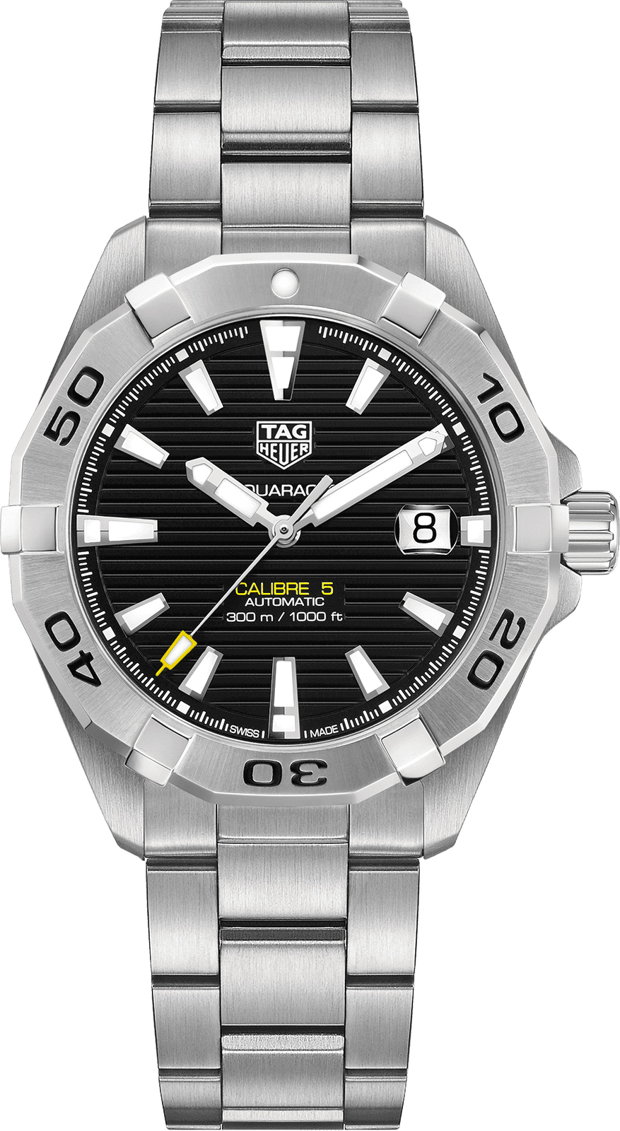 tag aquaracer calibre 5 white