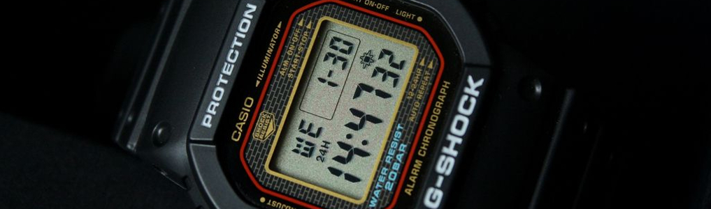 Первые японские часы Casio G-Shock 