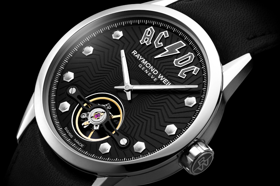 Циферблат часов Raymond Weil Freelancer AC/DC Limited Edition 